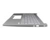 6BHR0N8020 original Acer keyboard incl. topcase DE (german) silver/silver with backlight
