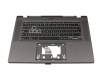 6BKCWN70093 original Acer keyboard incl. topcase DE (german) black/white/grey with backlight