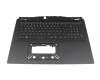 6BQKRN70115 original Acer keyboard incl. topcase DE (german) black/black with backlight