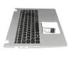 71NGS1BO012 original Compal keyboard incl. topcase DE (german) black/silver with backlight