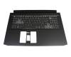 71NIY1BO088 original Compal keyboard incl. topcase FR (french) black/white/black with backlight (GTX 1660/RTX 2060)