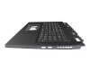 71NL92BO055 original Compal keyboard incl. topcase DE (german) black/black with backlight
