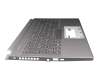 7346829600009 original Acer keyboard incl. topcase DE (german) grey/grey with backlight