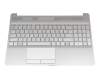 7H2250 original HP keyboard incl. topcase DE (german) silver/silver