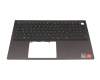 7K5RR original Dell keyboard incl. topcase DE (german) black/grey with backlight