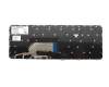 811839-041 original HP keyboard DE (german) black/black matte