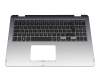 812-01977-00A original Asus keyboard incl. topcase DE (german) black/grey with backlight