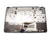 859735-041 original HP keyboard incl. topcase DE (german) grey/grey with backlight