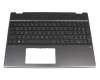 8K2051 original HP keyboard incl. topcase DE (german) black/black