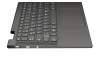8SSN20Q40661 original Lenovo keyboard incl. topcase DE (german) grey/grey with backlight