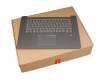 8SSN20Q40788C1 original Lenovo keyboard incl. topcase DE (german) grey/grey with backlight
