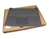 8SST60N10295 original Lenovo keyboard incl. topcase DE (german) grey/grey