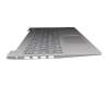 8SST60X63475 original Lenovo keyboard incl. topcase DE (german) grey/silver