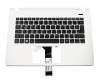 90.4LK07.S0G original Acer keyboard incl. topcase DE (german) black/white