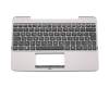 90NB074B-R31GE0 original Asus keyboard incl. topcase DE (german) black/grey