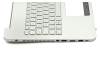 90NB09P1-R31GE0 original Asus keyboard incl. topcase DE (german) silver/silver with backlight