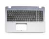 90NB0FD2-R31GE0 original Asus keyboard incl. topcase DE (german) black/silver