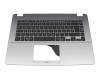 90NB0G02-R31GE0 original Asus keyboard incl. topcase DE (german) black/silver