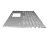 90NB0KR2-R32GE1 original Asus keyboard incl. topcase DE (german) silver/silver
