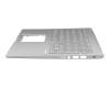 90NB0MZ1-R33GE1 original Asus keyboard incl. topcase DE (german) grey/silver