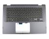 90NB0N31-R31GE1 original Asus keyboard incl. topcase DE (german) black/blue with backlight