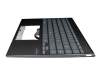 90NB0QX0-R30GE0 original Asus keyboard incl. topcase DE (german) grey/black
