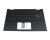 90NB0U21-R31GE0 original Asus keyboard incl. topcase DE (german) black/black with backlight