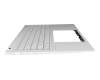 90NB14C3-R31GE3 original Asus keyboard incl. topcase DE (german) silver/silver with backlight