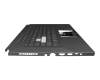 90NR0651-R31GE0 original Asus keyboard incl. topcase DE (german) black/black with backlight