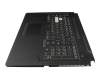 90NR0684-R31US1 original Asus keyboard incl. topcase US (english) black/transparent/grey with backlight