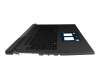 90NR08J4-R31GE1 original Asus keyboard incl. topcase DE (german) black/black with backlight (RGB Per-Key)