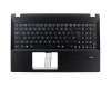 90NX0061-R31GE0 original Asus keyboard incl. topcase DE (german) black/black Fingerprint