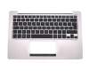 90R-NFQ1K1H01U original Asus keyboard incl. topcase FR (french) black/silver