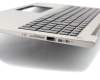 90R-NW01K1T80Y original Asus keyboard incl. topcase DE (german) black/silver with backlight