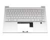 910300255660 original PMX keyboard incl. topcase DE (german) silver/silver with backlight