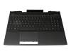 920-003532-01 original HP keyboard incl. topcase CH (swiss) black/black with backlight
