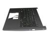 92704EA8K202 original Acer keyboard incl. topcase DE (german) black/black