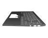 957-14DK1E-C05 original MSI keyboard incl. topcase FR (french) black/black with backlight
