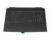 957-16P71E-C05 original MSI keyboard incl. topcase DE (german) black/black/red with backlight