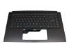 957-16S31E-C07 original MSI keyboard incl. topcase DE (german) grey/grey with backlight
