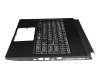 957-17G11E-C24 original MSI keyboard incl. topcase DE (german) black/black