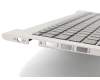 9Z.N8BBU.H0G original DFE keyboard incl. topcase DE (german) black/silver with backlight