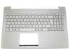 9Z.N8BBU.N0F original Asus keyboard incl. topcase FR (french) silver/silver with backlight