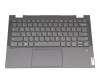9Z.NDUBQ.S0A original Lenovo keyboard incl. topcase UAE (emirati) grey/grey with backlight