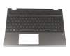 9Z.NEZBW.50G HP keyboard incl. topcase DE (german) black/black with backlight