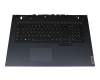 9Z.NHMBN.E0G original Lenovo keyboard incl. topcase DE (german) black/blue with backlight