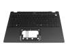 ACM21F9/6D0 original Acer keyboard incl. topcase DE (german) black/black with backlight