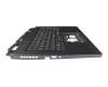 ACM21H8/6D0 original Acer keyboard incl. topcase DE (german) black/black with backlight