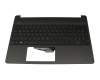 AE0P5G01110 original HP keyboard incl. topcase DE (german) black/black with backlight