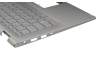 AEBKRG00010 original Quanta keyboard incl. topcase DE (german) silver/silver with backlight